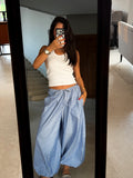 Blue Balloon Pants