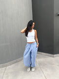 Blue Balloon Pants