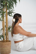 The Ruffled Set in Coconut