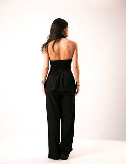 The Drapped set in black